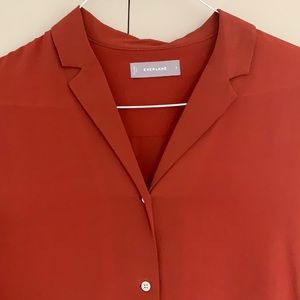 Everlane Clean Silk Notch Shirt